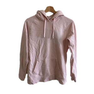 The North Face Baby Pastel Pink Logo Print Hoodie Sweater Women’s Size Small